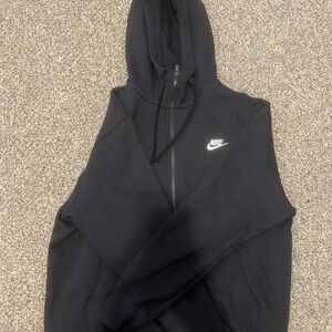 Nike Black Zip-Up Hoodie